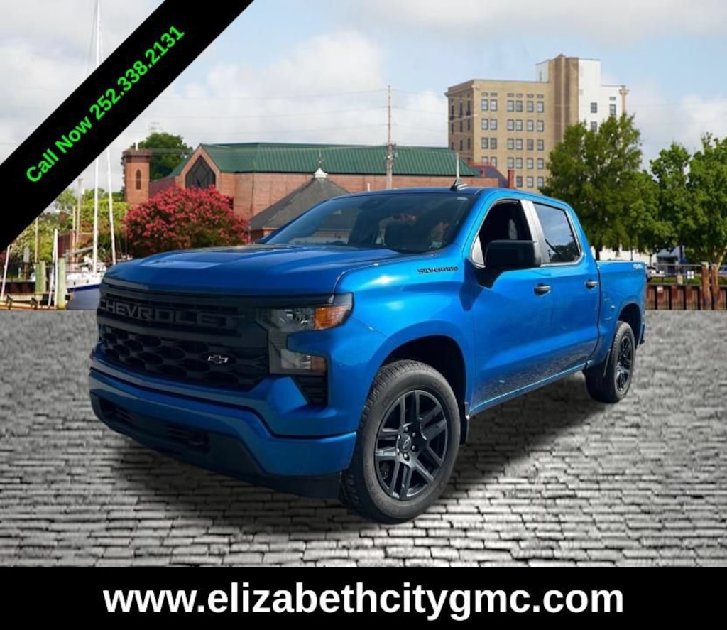 Used 2024 Chevrolet Silverado 1500 Custom Truck Crew Cab