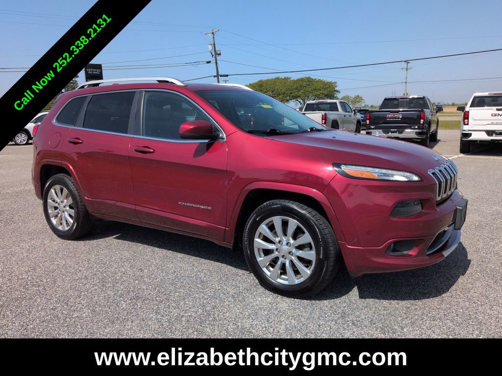 Used 2017 Jeep Cherokee Overland with VIN 1C4PJMJS4HW656486 for sale in Elizabeth City, NC