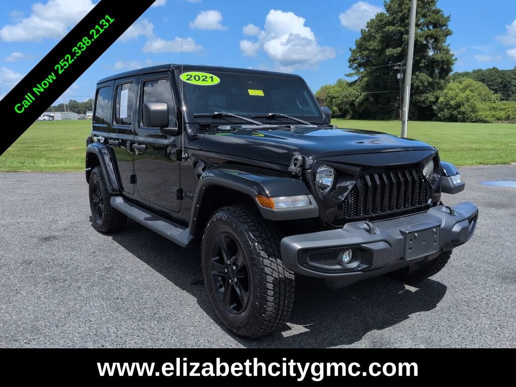 Used 2021 Jeep Wrangler Unlimited Sahara Altitude SUV