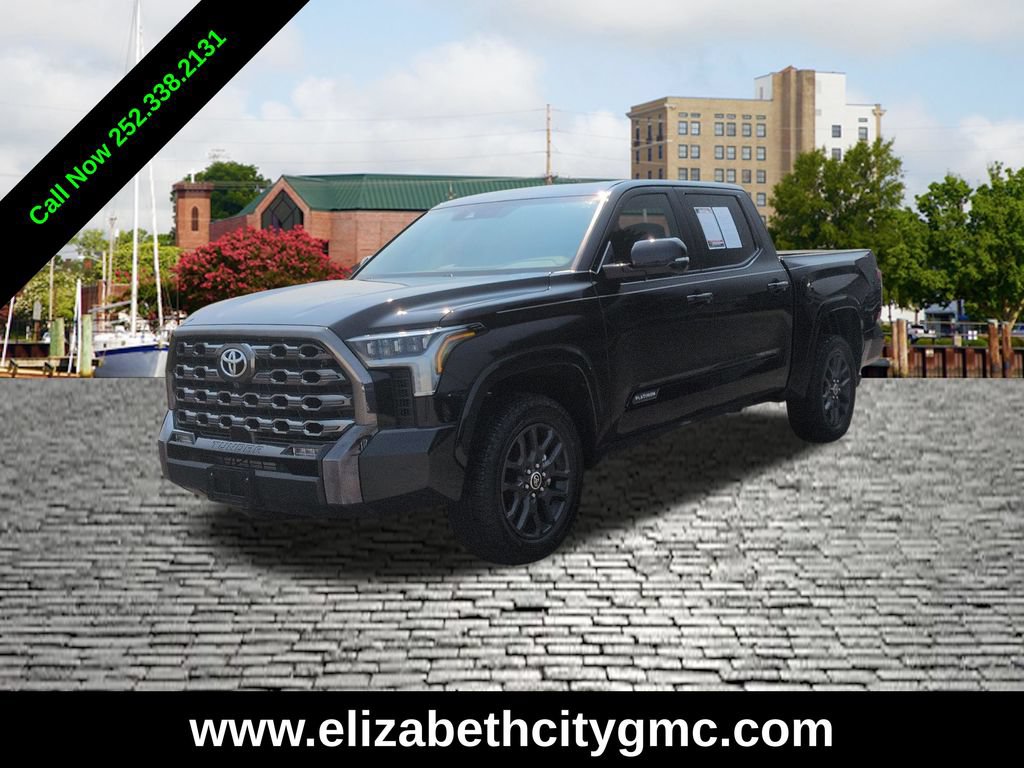 Black 2023 Toyota Tundra Pickup Truck Four-Wheel Drive Automatic