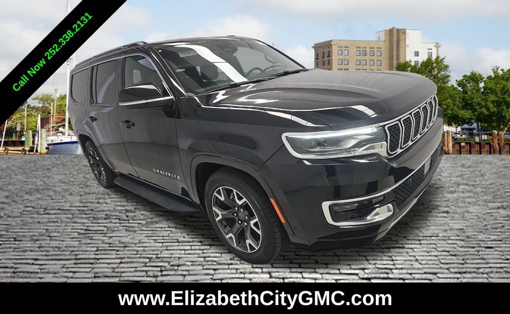 Black 2024 Jeep Wagoneer SUV / Crossover Four-Wheel Drive Automatic