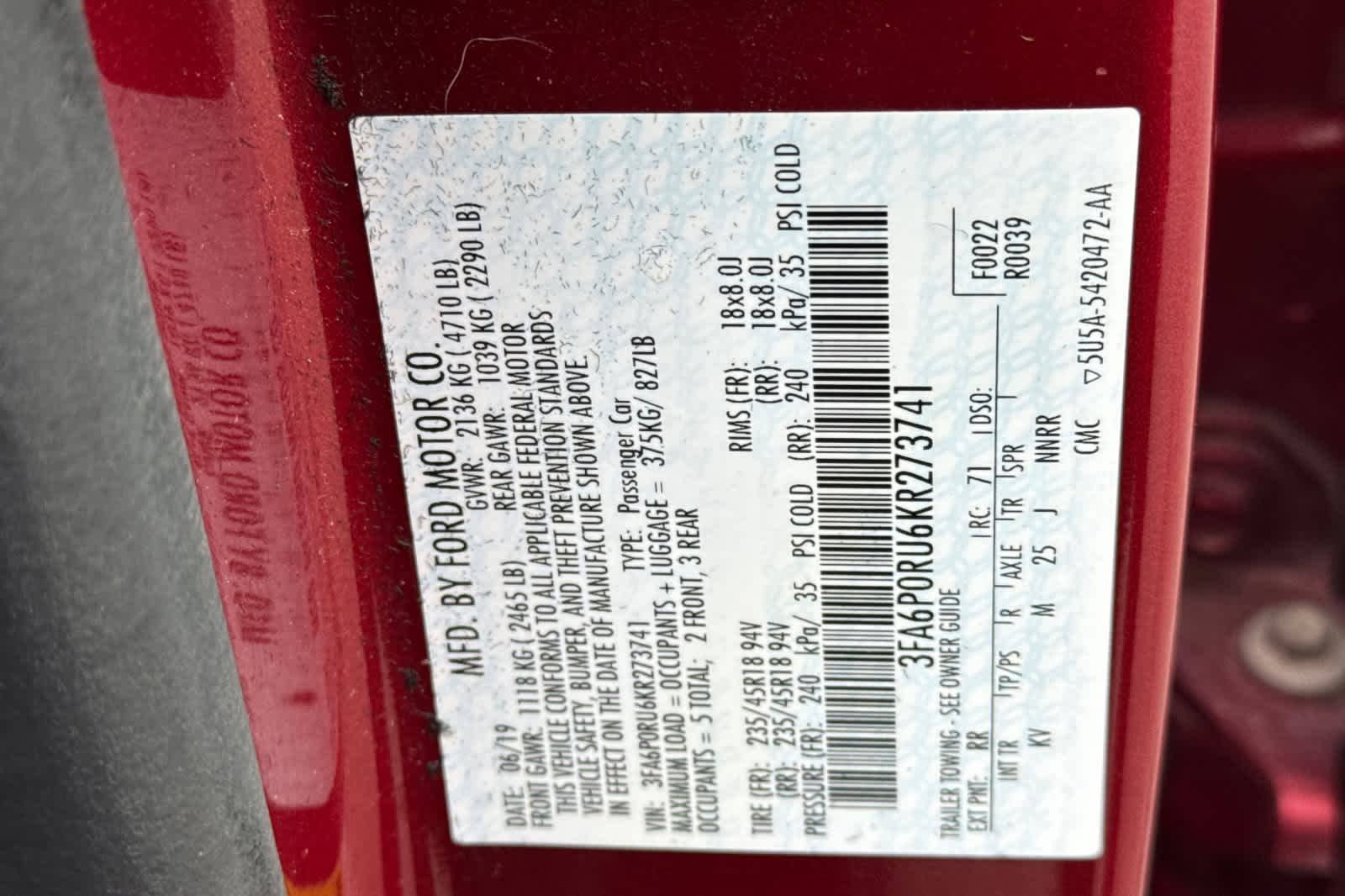 Thumbnail: 2019 Ford Fusion - 28