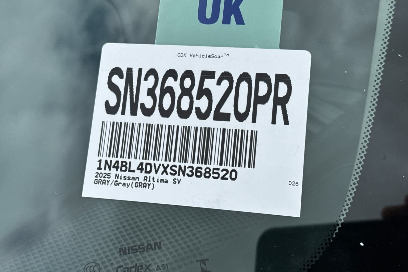 2025 Nissan Altima SV photo 2