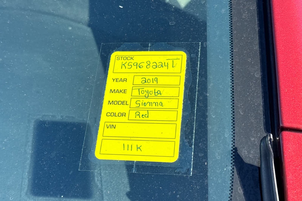 Used 2019 Toyota Sienna XLE 8 Passenger Van