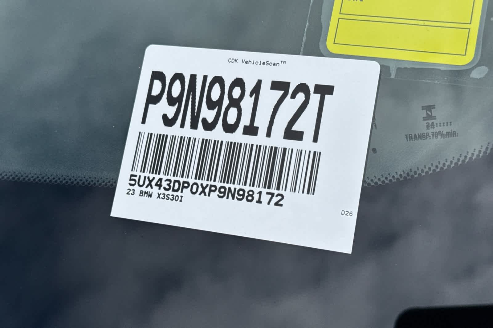 2023 BMW X3 sDrive30i photo 2