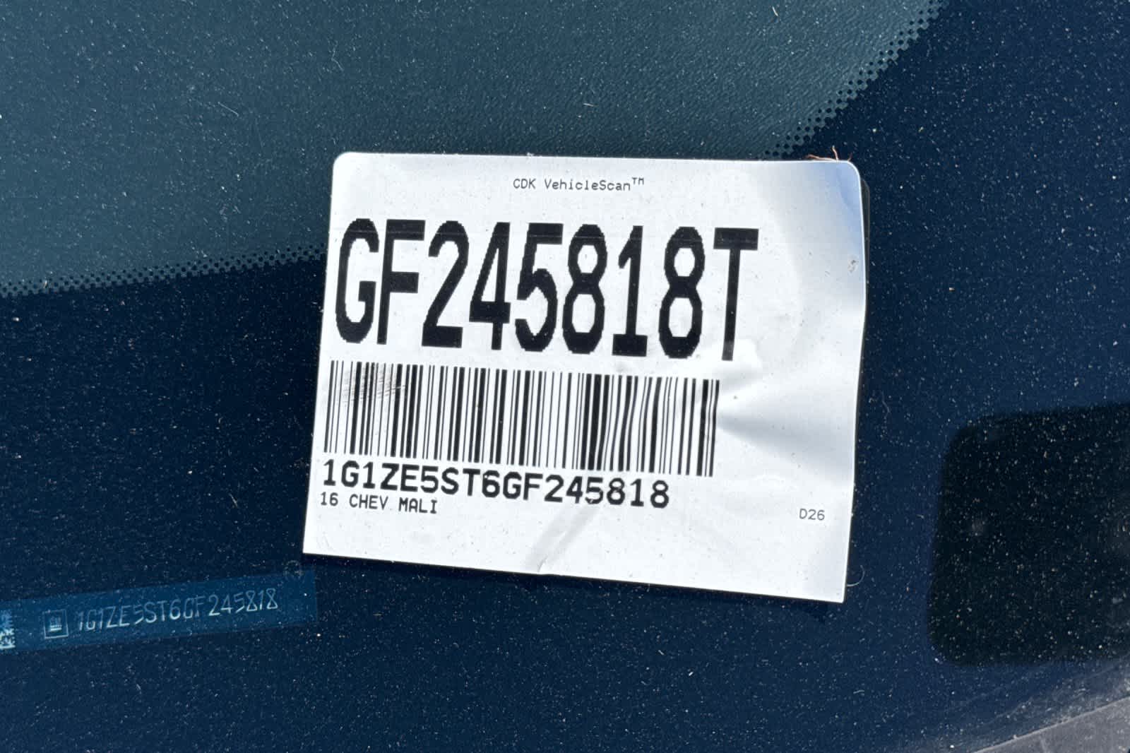 2016 Chevrolet Malibu LT w/1LT photo 2