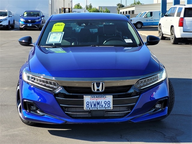 Used 2021 Honda Accord Sport with VIN 1HGCV1F33MA024056 for sale in Elk Grove, CA