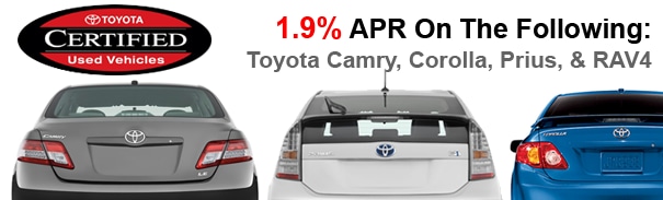  Toyota Certified Pre-Owned Vehicle Program