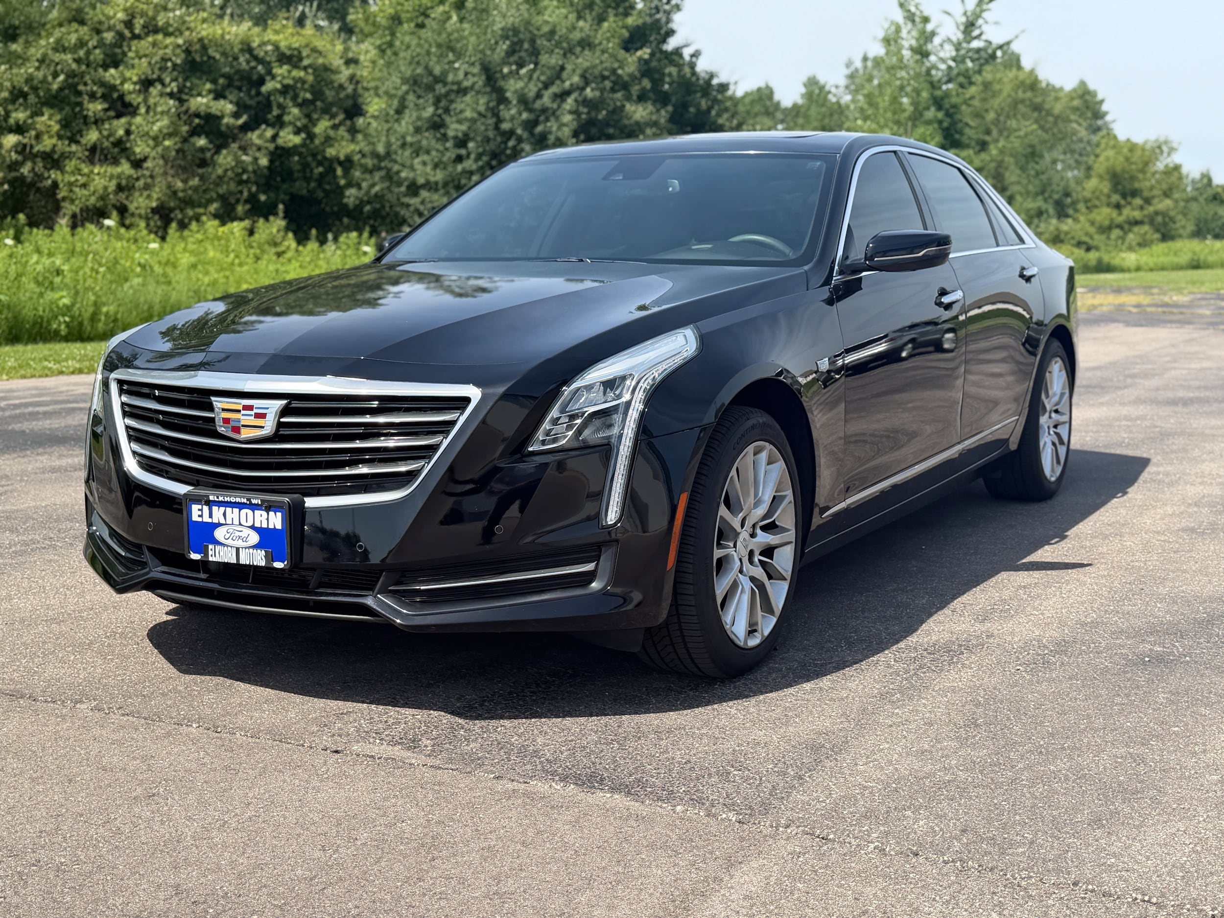 Black 2018 Cadillac CT6 Sedan All-Wheel Drive Automatic