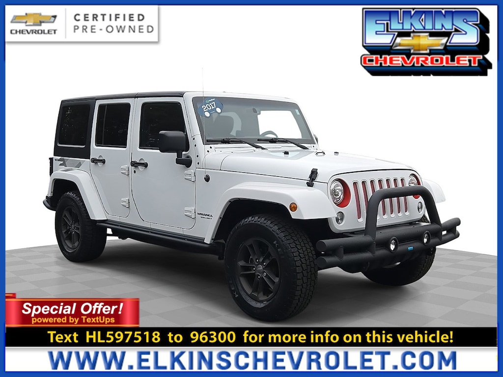 Used 2017 Jeep Wrangler Unlimited Winter 4x4 SUV