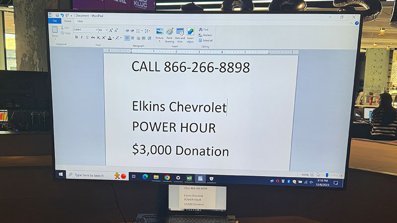 Elkins Chevrolet commitment to its community