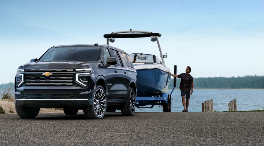 2026 Chevrolet Suburban Towing a Trailer Elkins Chevrolet in Marlton, New Jersey