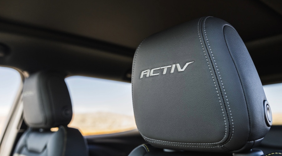 2026 Chevy Trax Activ Stitching Interior Front Row Seating