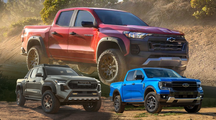 2026 Chevy Colorado vs 2026 Toyota Tacoma vs 2026 Ford Ranger