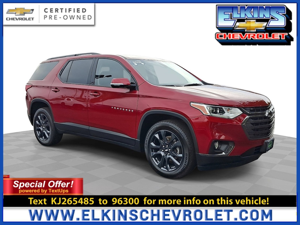 Used 2019 Chevrolet Traverse RS SUV