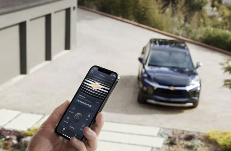 a photo of the mychevy app on ios homescreen