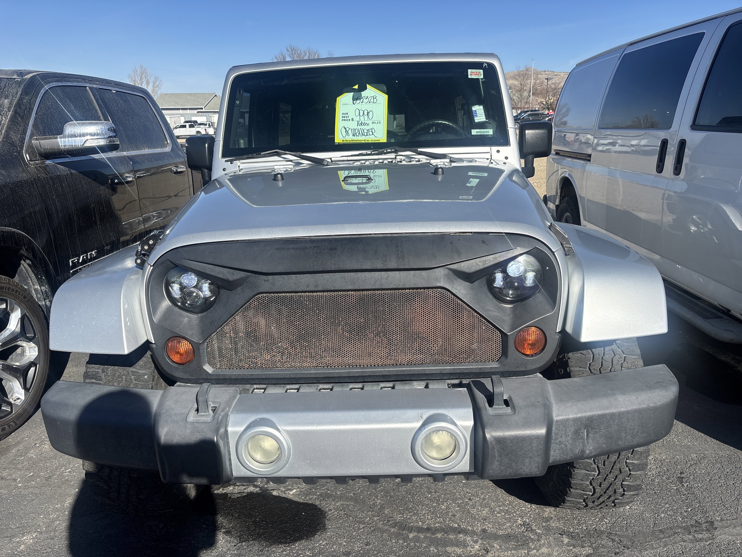 Used 2008 Jeep Wrangler Unlimited Sahara with VIN 1J8GA59128L544068 for sale in Elko, NV