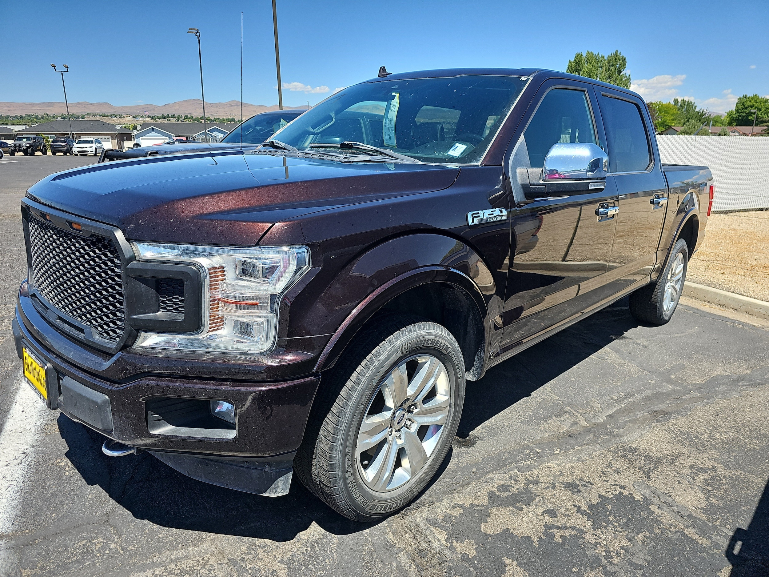 Red (Burgundy) 2018 Ford F-150 Pickup Truck  