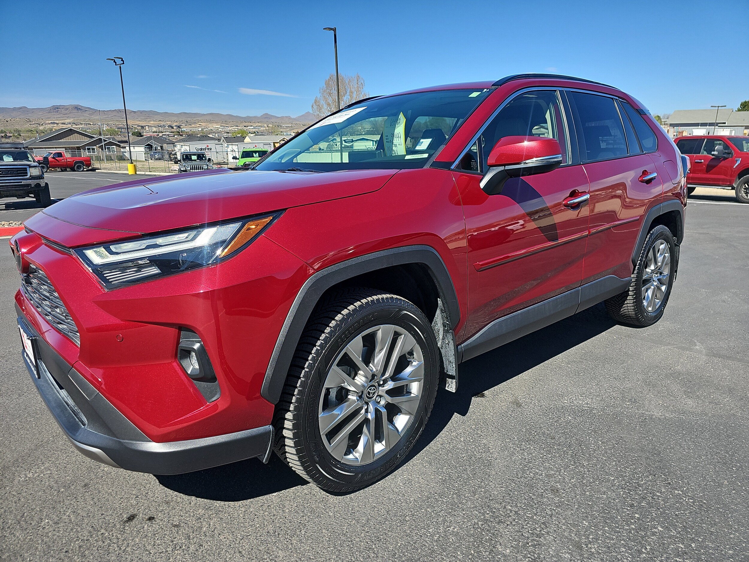 Red (Ruby) 2022 Toyota RAV4 Limited AWD SUV / Crossover All-Wheel Drive 8-Speed Automatic Overdrive