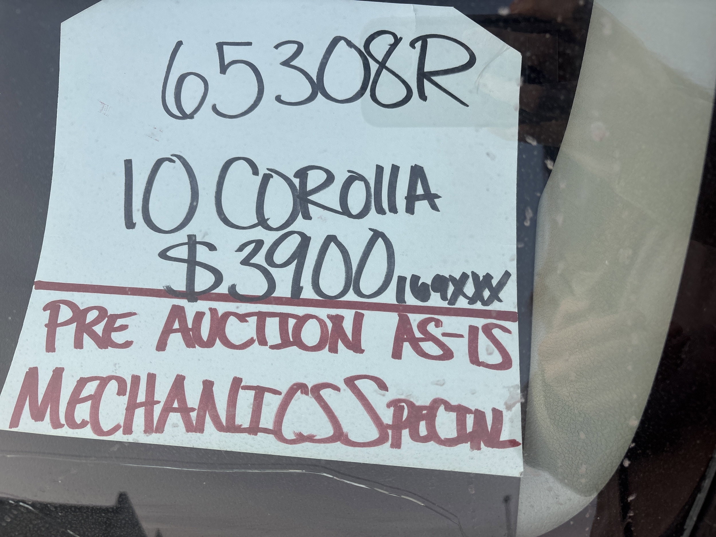 2010 Toyota Corolla S