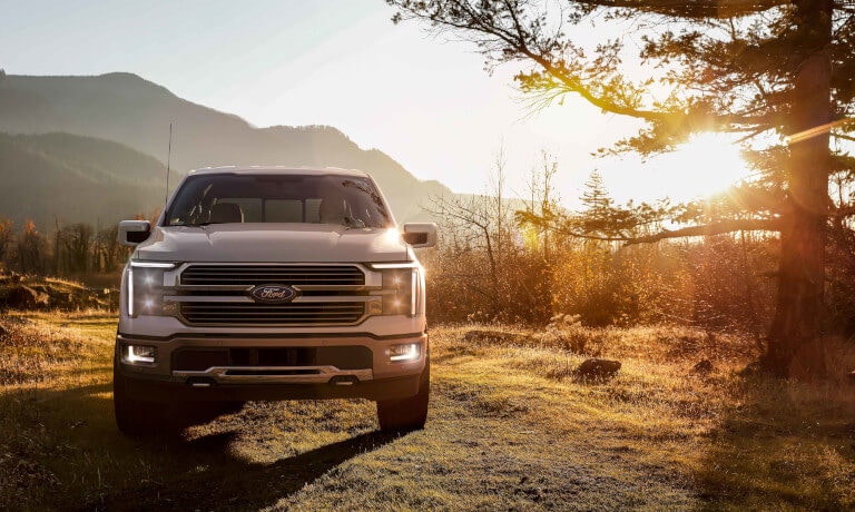 2024 Ford F-150 Exterior In Forest At Sunrise