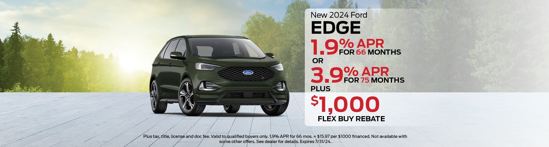 New 2024 Ford Edge | Ellsworth, WI