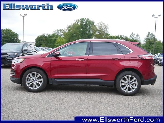 Used 2019 Ford Edge Titanium with VIN 2FMPK4K99KBC50538 for sale in Ellsworth, WI