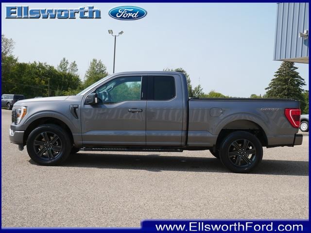 Used 2021 Ford F-150 XLT with VIN 1FTEX1EP7MKD82406 for sale in Ellsworth, WI