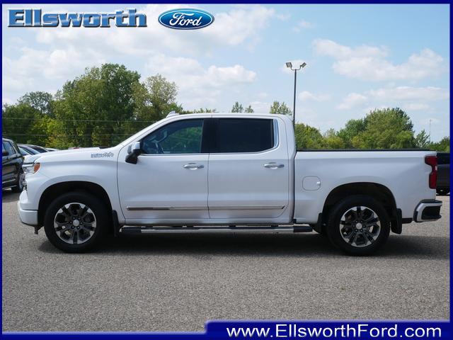 Used 2022 Chevrolet Silverado 1500 High Country with VIN 3GCUDJED3NG611408 for sale in Ellsworth, WI