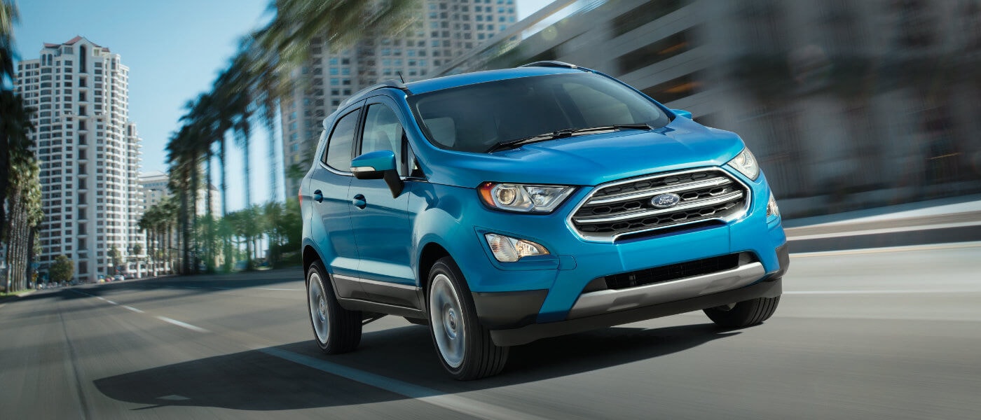 2020 Ford EcoSport exterior driving on city road