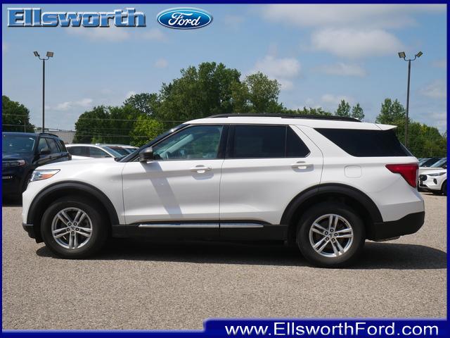 Used 2021 Ford Explorer XLT with VIN 1FMSK8DH0MGA39486 for sale in Ellsworth, WI