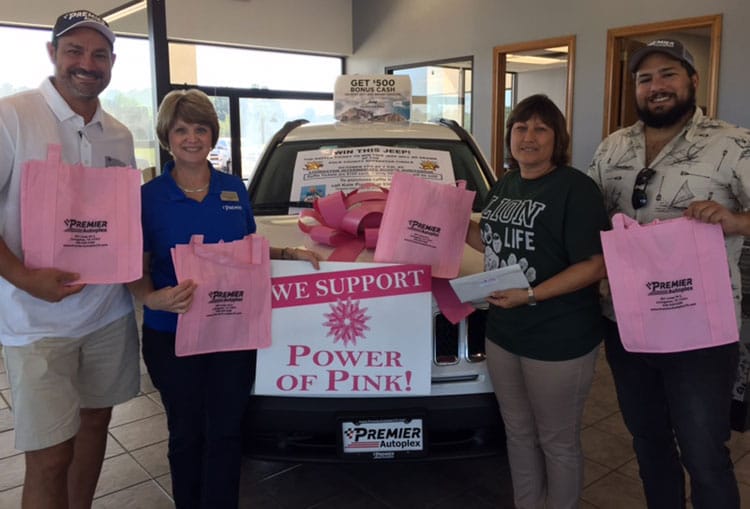 Breast Cancer
Awareness Month Proud Supporters at Premier Autoplex | Livingston,
TX