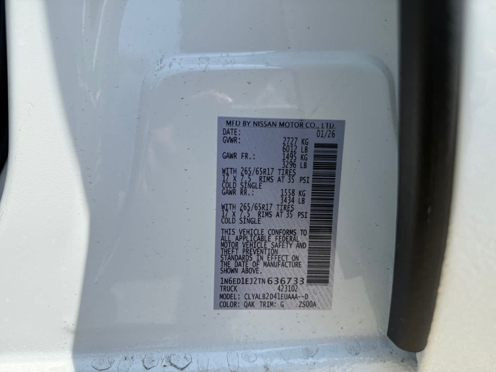2026 Nissan Frontier SV - Photo 25