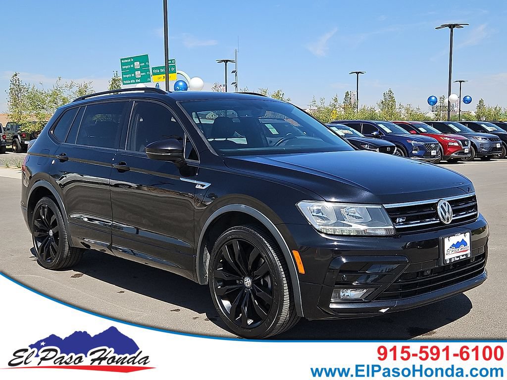 Used 2021 Volkswagen Tiguan 2.0T SE R-Line Black SUV near Fort Bliss, TX
