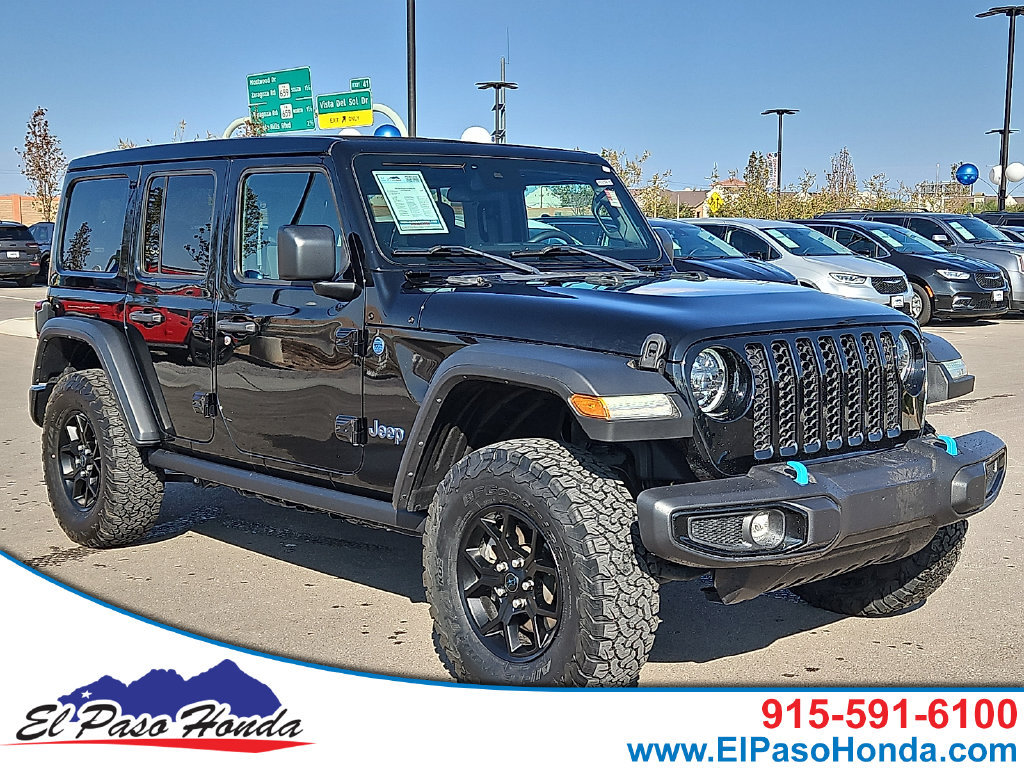 Used 2024 Jeep Wrangler 4xe Sport SUV near Fort Bliss, TX