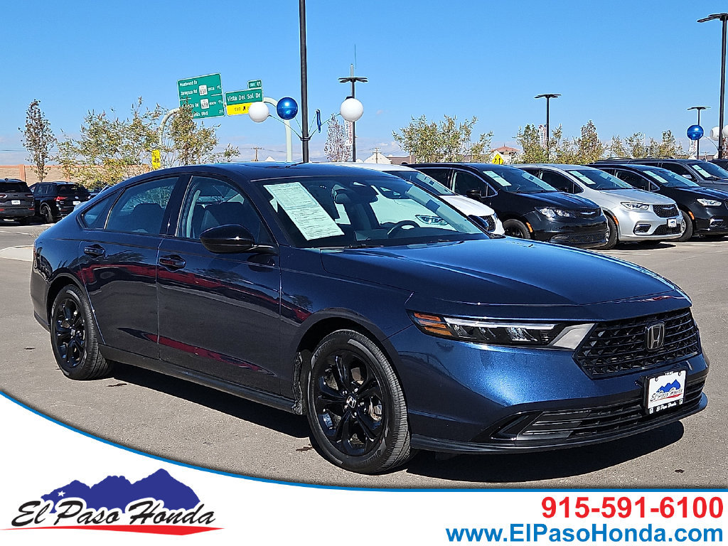 Used 2025 Honda Accord SE Sedan near Fort Bliss, TX