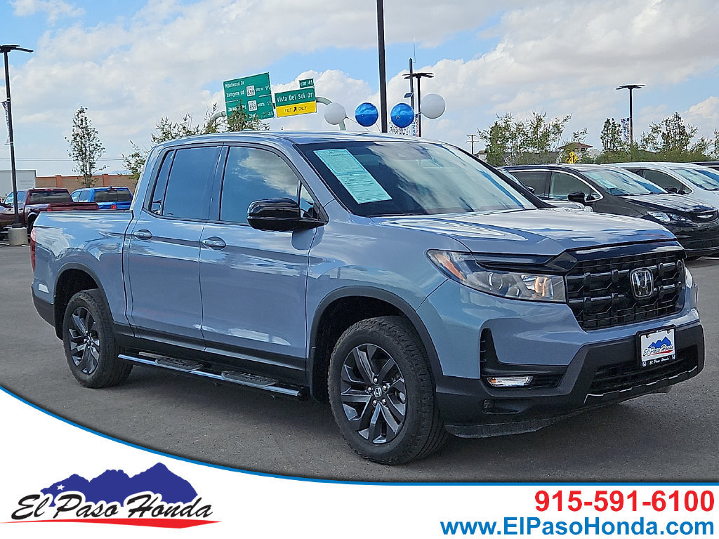 Used 2025 Honda Ridgeline Sport Truck Crew Cab near Fort Bliss, TX