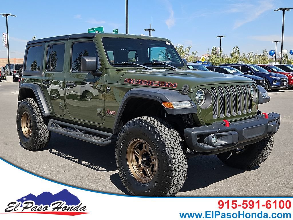 Used 2020 Jeep Wrangler Unlimited Rubicon SUV near Fort Bliss, TX