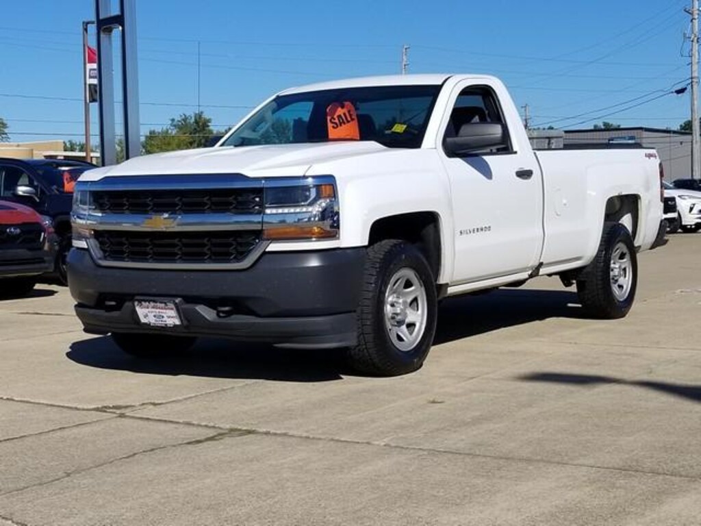 Used 2016 Chevrolet Silverado 1500 4WD Reg Cab 133.0 Work Truck Truck