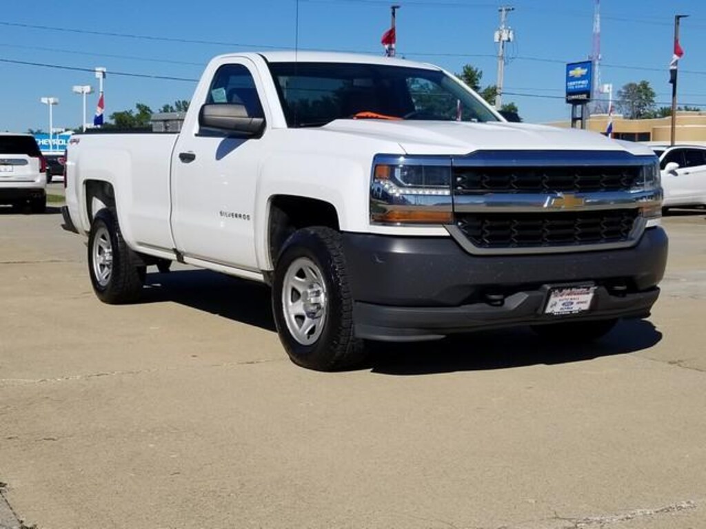 Used 2016 Chevrolet Silverado 1500 4WD Reg Cab 133.0 Work Truck Truck