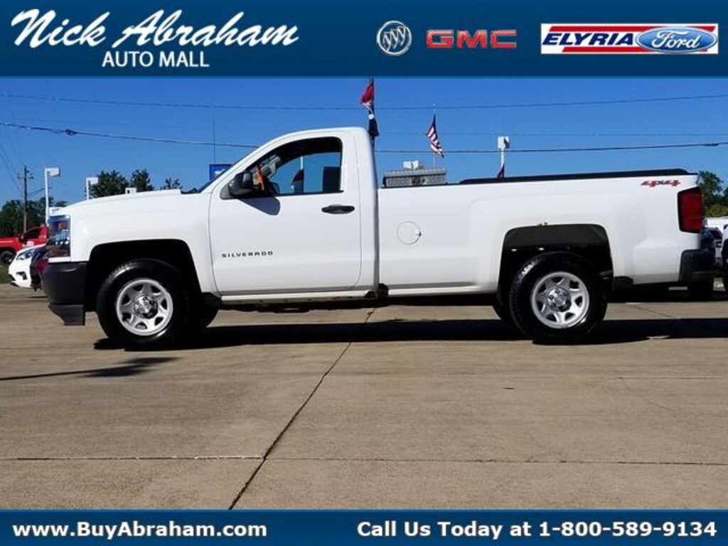 Used 2016 Chevrolet Silverado 1500 4WD Reg Cab 133.0 Work Truck Truck