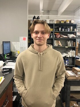 Staff member Hunter Stockman from 49347b4c2c47