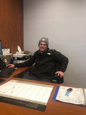 Staff member Eric Shelley from 56ba6d6a1d4c