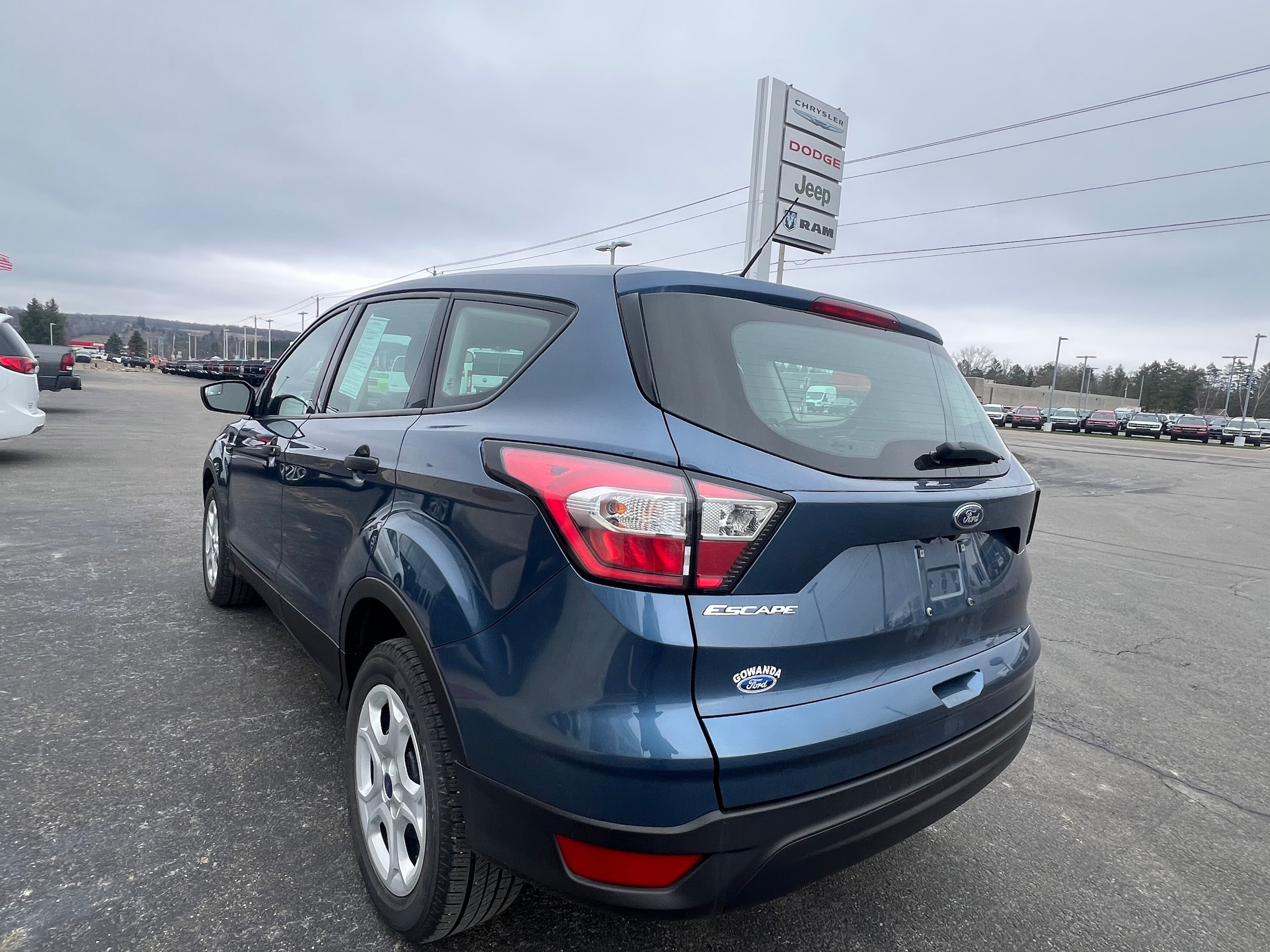 Used 2018 Ford Escape S with VIN 1FMCU0F74JUA51190 for sale in Springville, NY