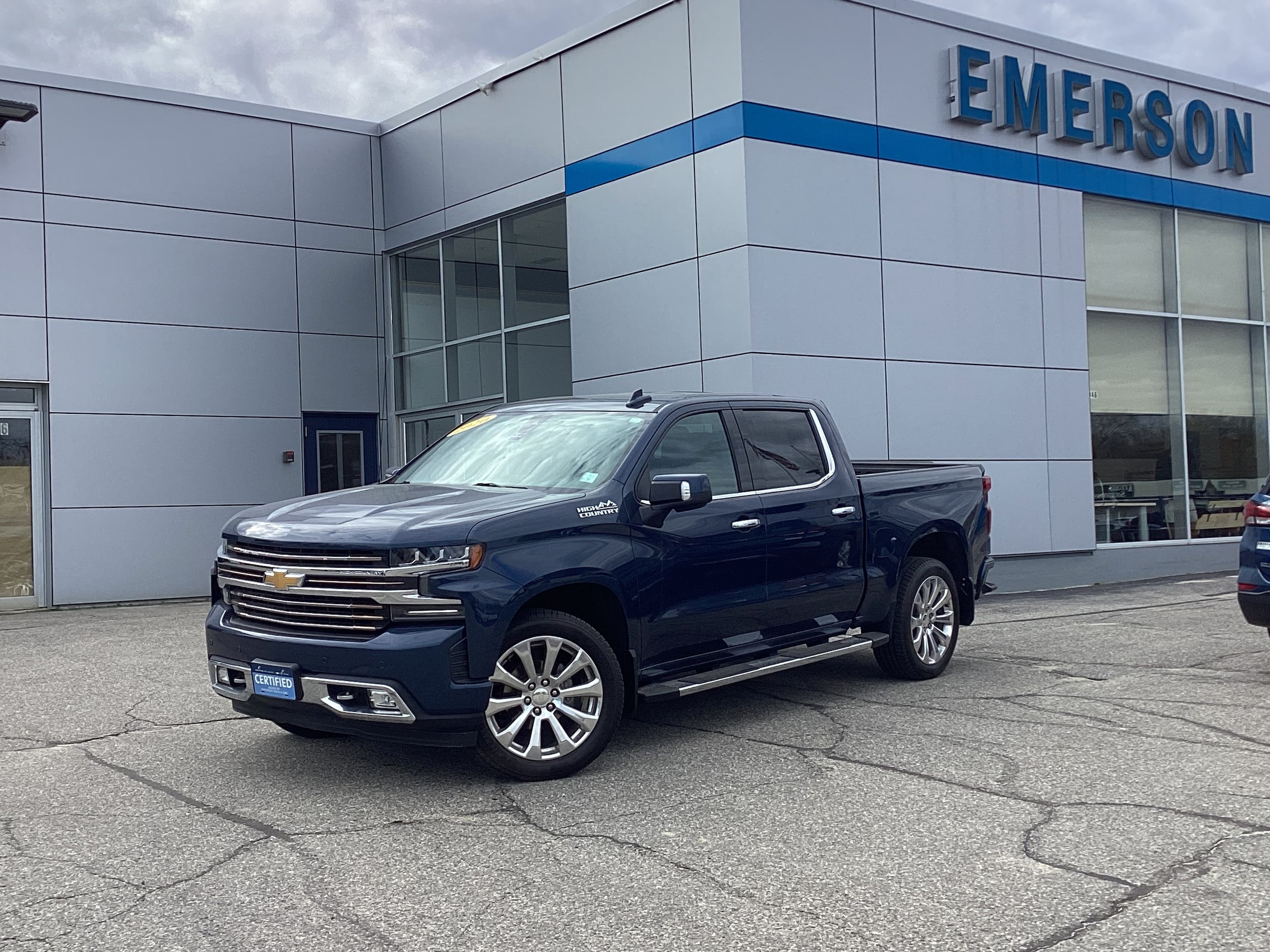 Certified 2020 Chevrolet Silverado 1500 High Country with VIN 3GCUYHED8LG242961 for sale in Auburn, ME