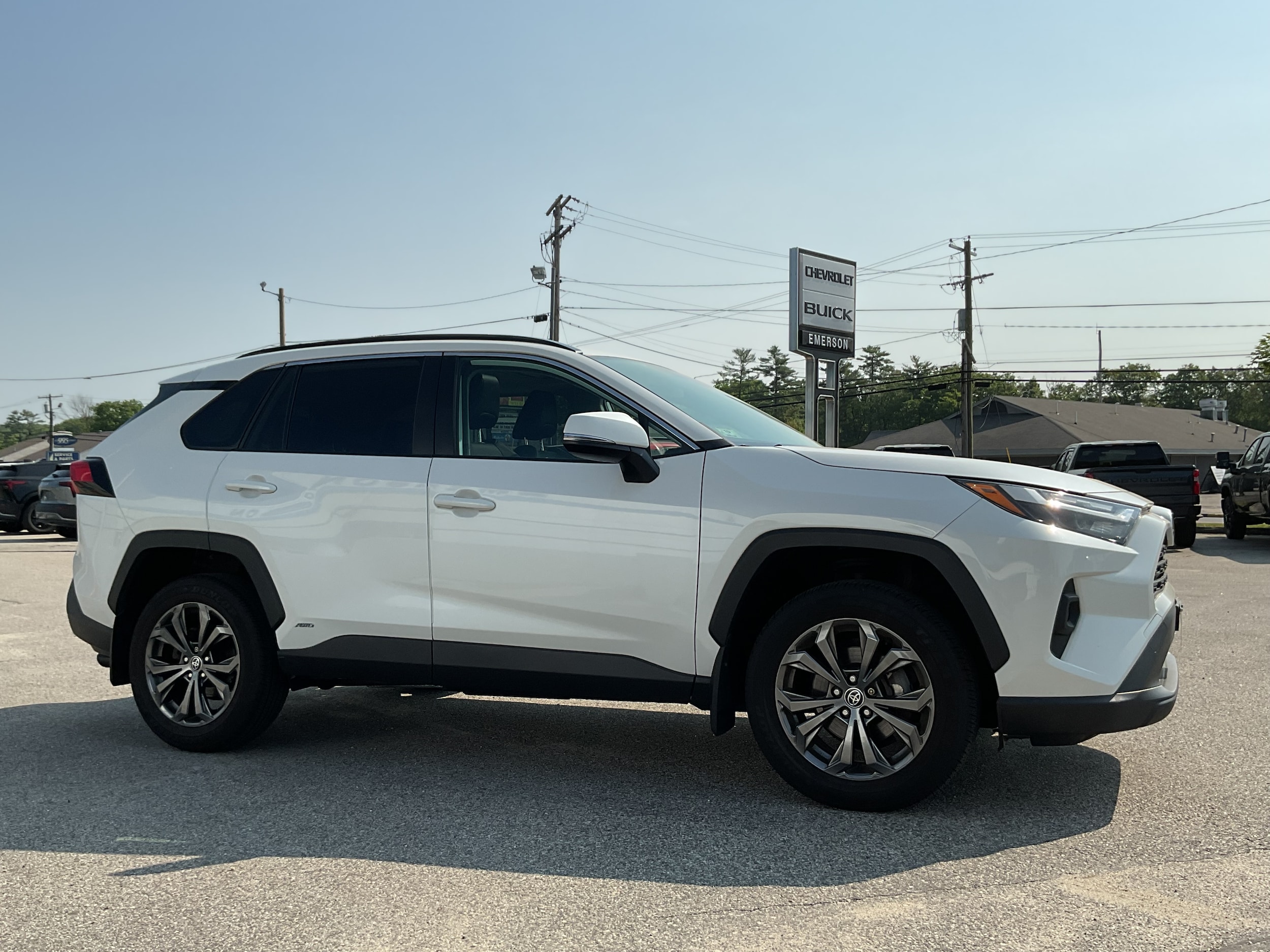 Used 2022 Toyota RAV4 XLE Premium with VIN JTMB6RFV3ND051717 for sale in Auburn, ME