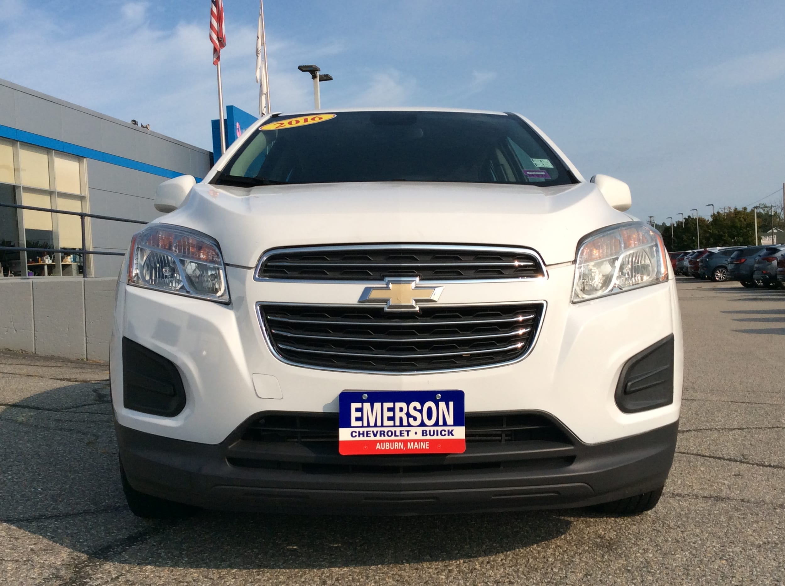 Used 2016 Chevrolet Trax LS with VIN 3GNCJNSB8GL258471 for sale in Auburn, ME