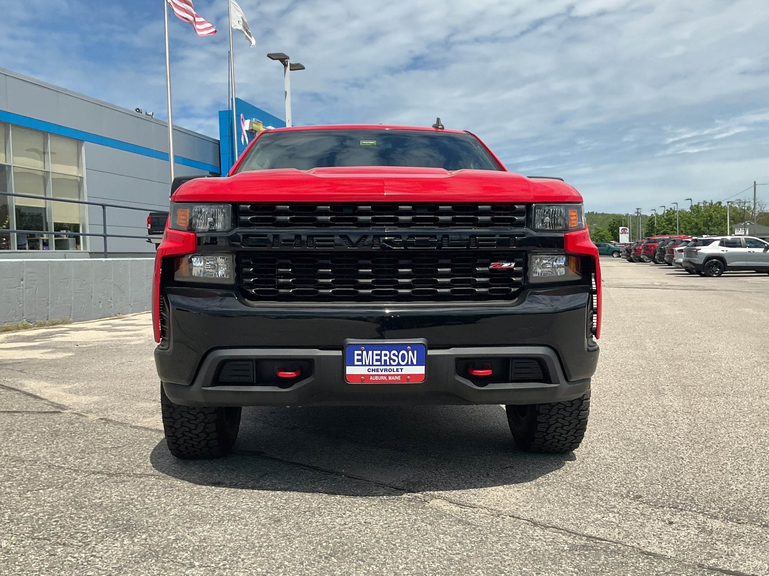 Used 2019 Chevrolet Silverado 1500 Custom with VIN 3GCPYCEF8KG227506 for sale in Auburn, ME