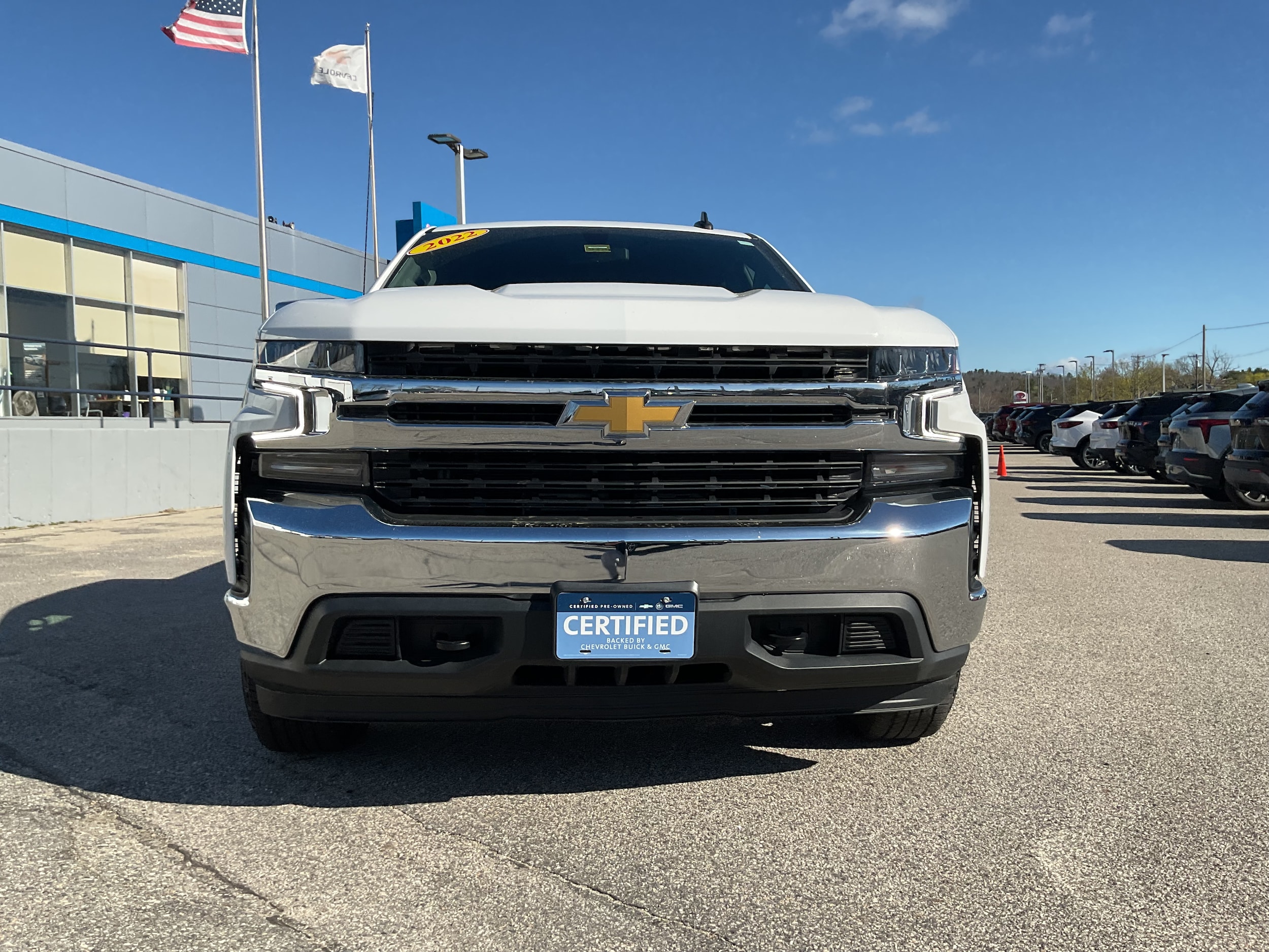Certified 2022 Chevrolet Silverado 1500 Limited LT with VIN 1GCRYJEK2NZ194985 for sale in Auburn, ME