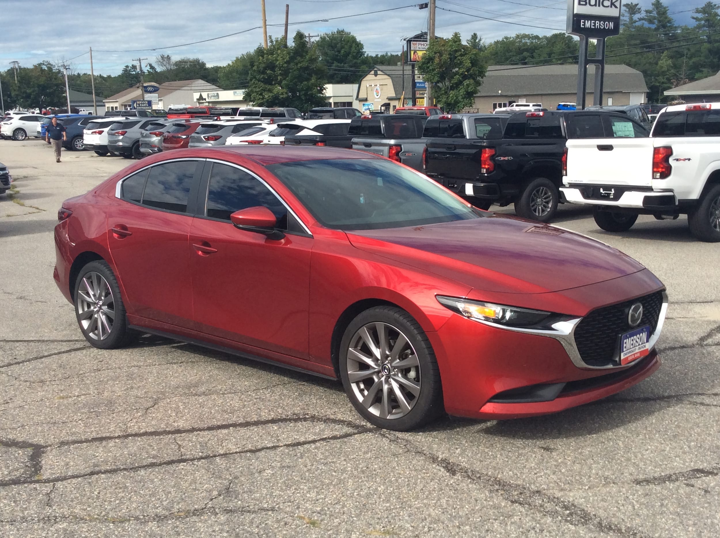 Used 2021 Mazda Mazda3 Select with VIN 3MZBPBBLXMM202321 for sale in Auburn, ME